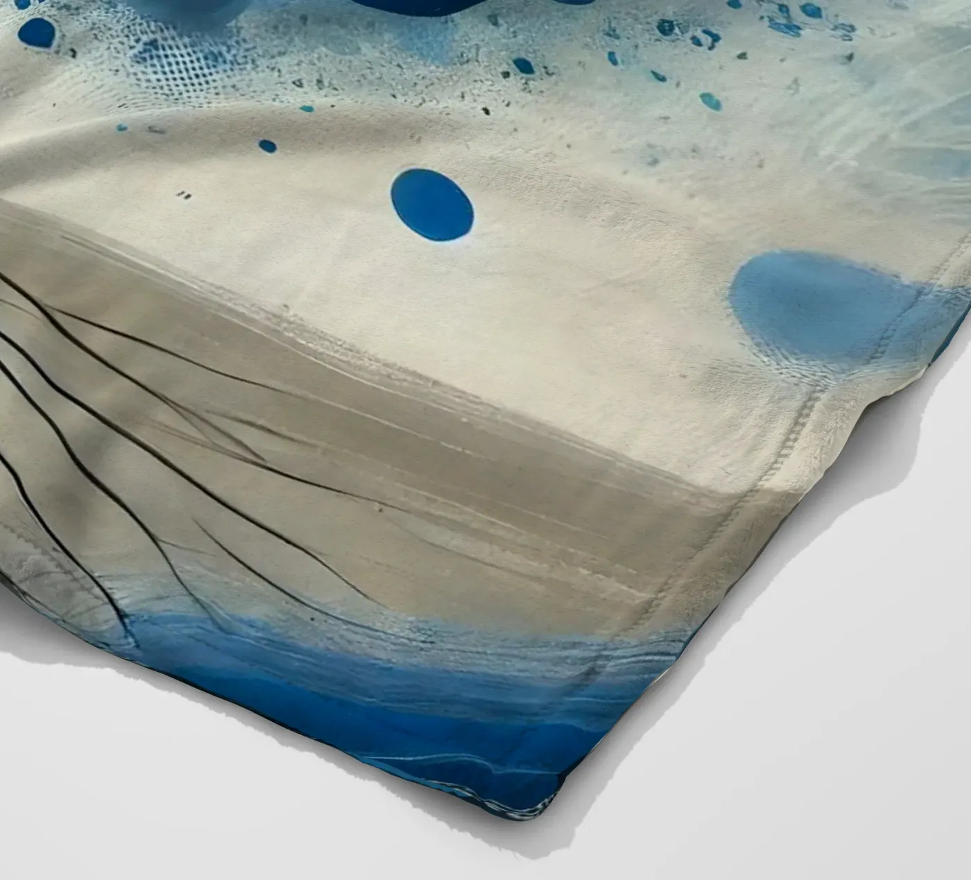 Tree blue Fleecedecke von spiritual