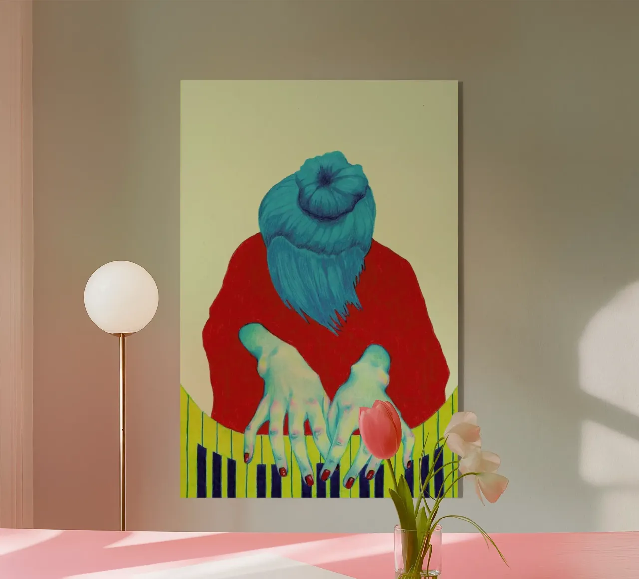 Piano Passion plexiglass da Natalie Foss