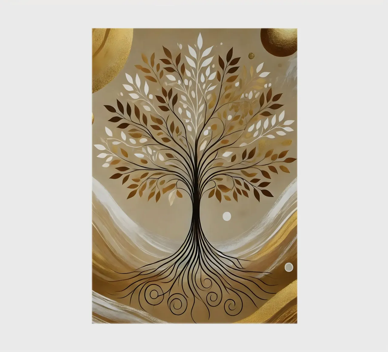 Tree gold notebook by spiritual