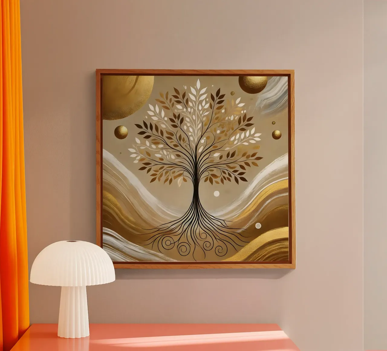 Albero d'oro plexiglass da spiritual