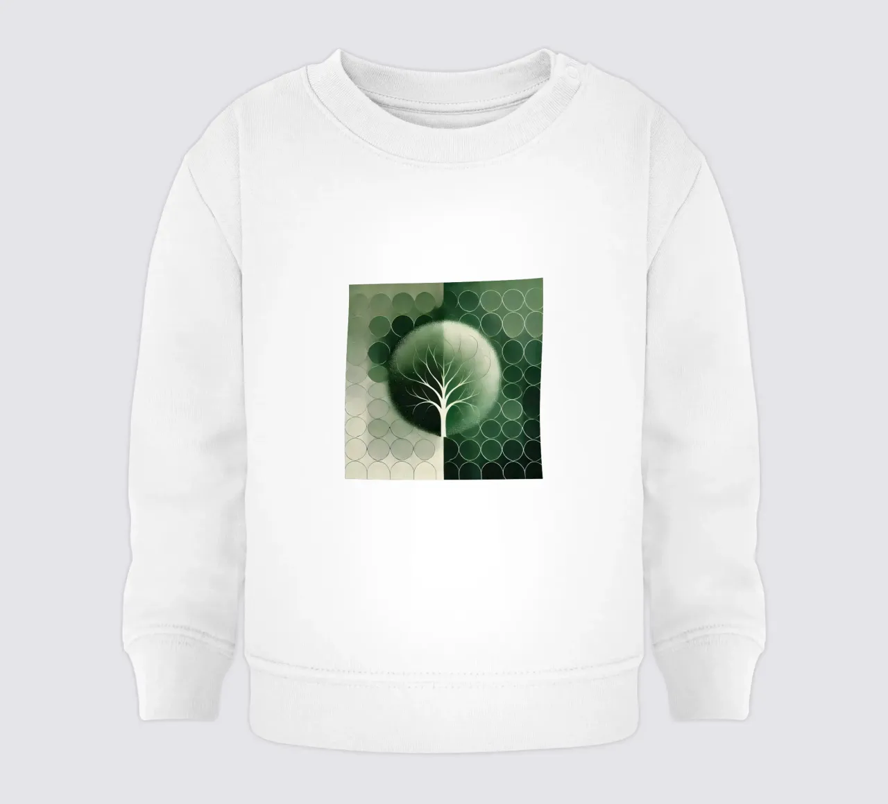 Verde albero felpa neonato da spiritual