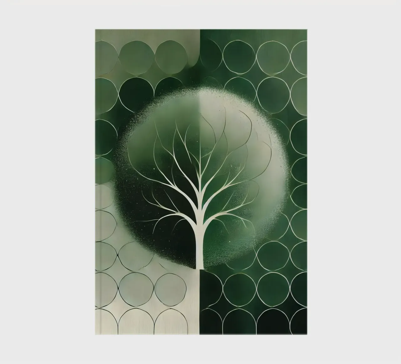 Tree green notebook by spiritual