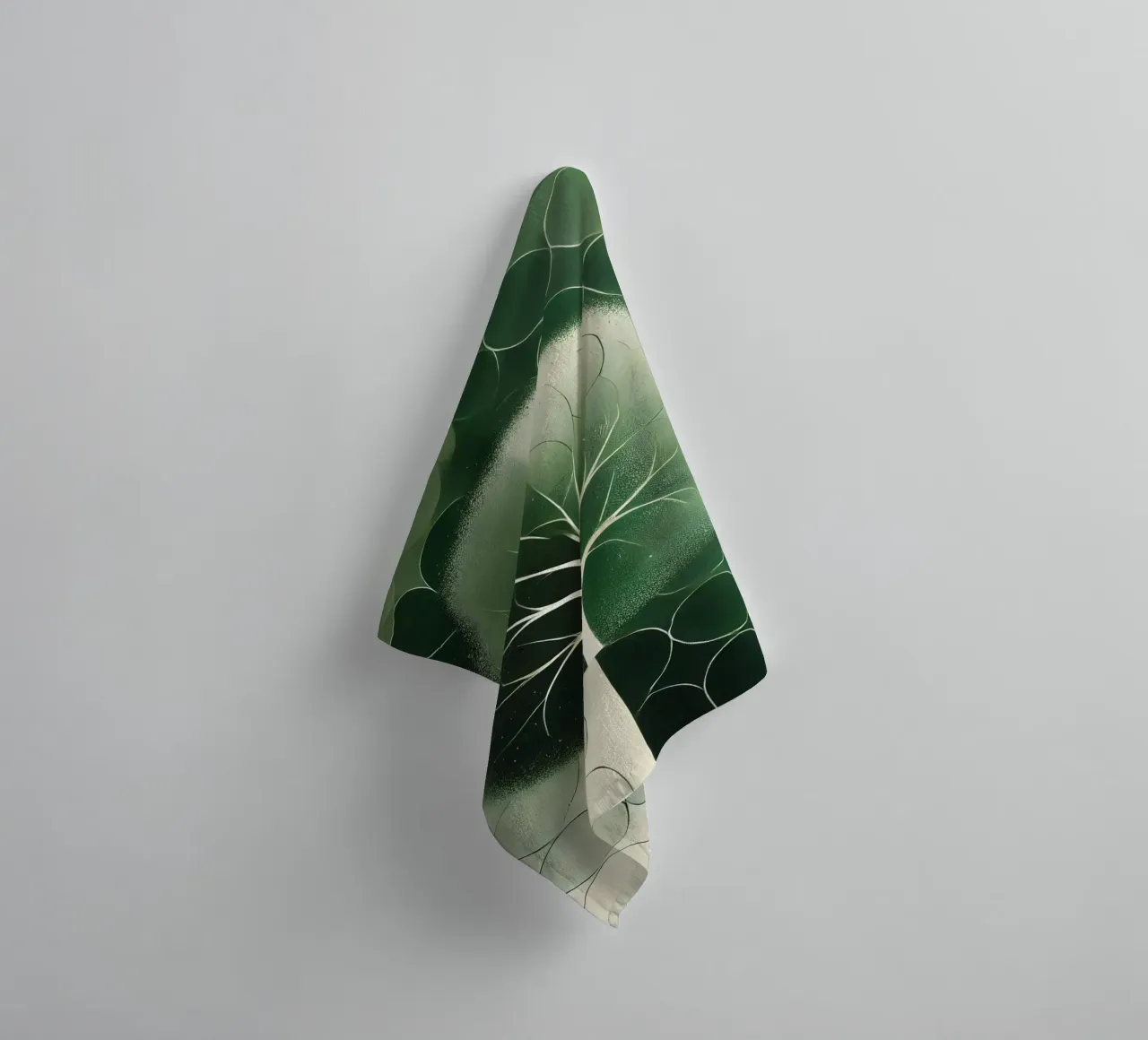 Verde albero asciugamano da bagno da spiritual