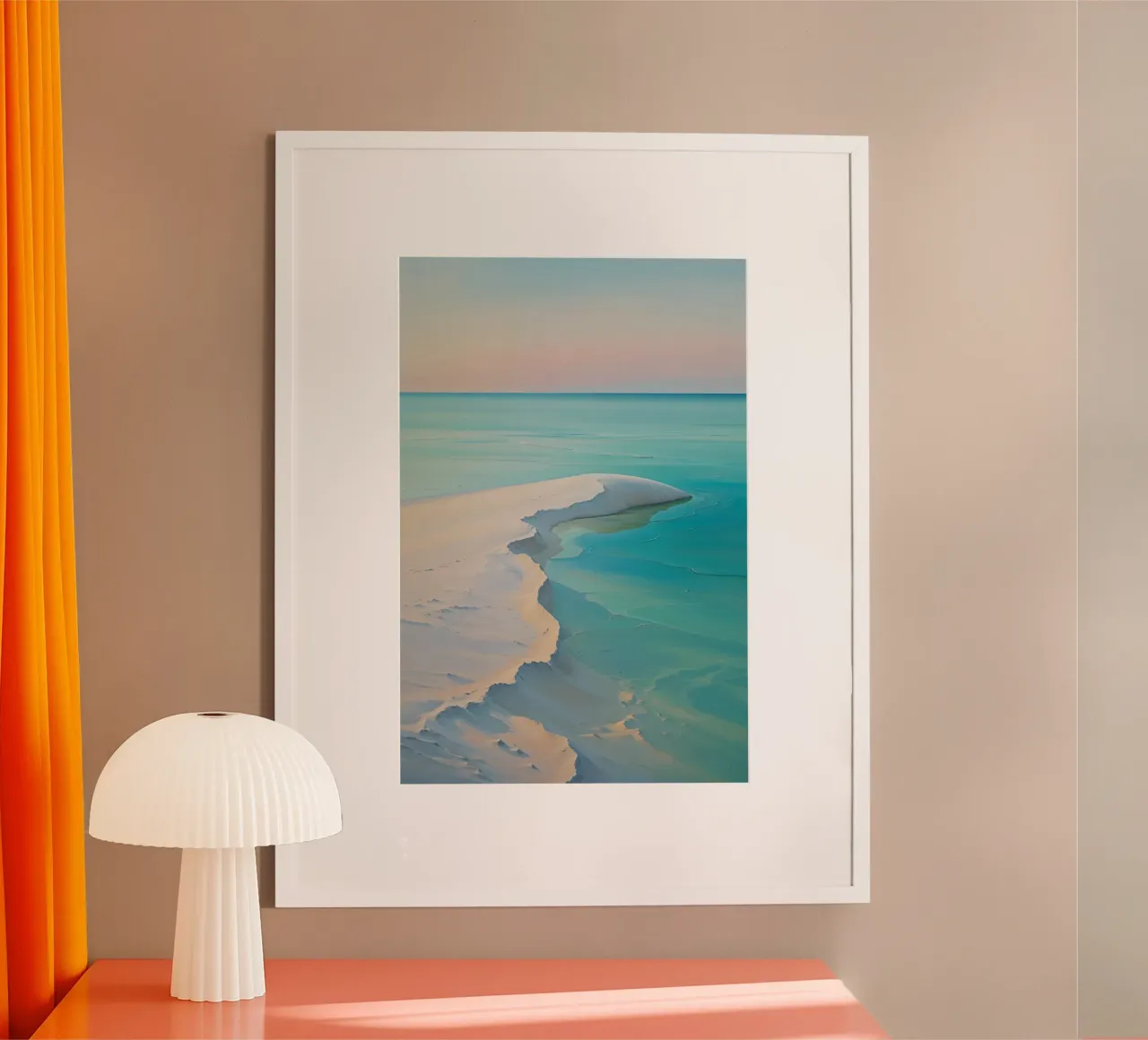 Flowing Sands and Turquoise Depths poster da AlbertKlee