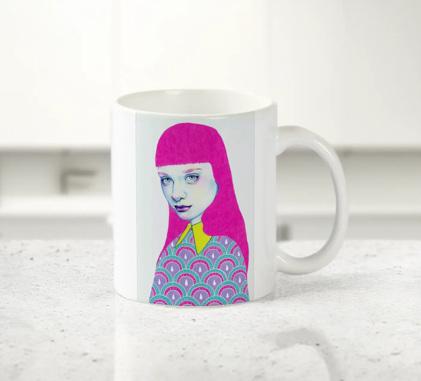 Sugar ceramic mug by Natalie Foss