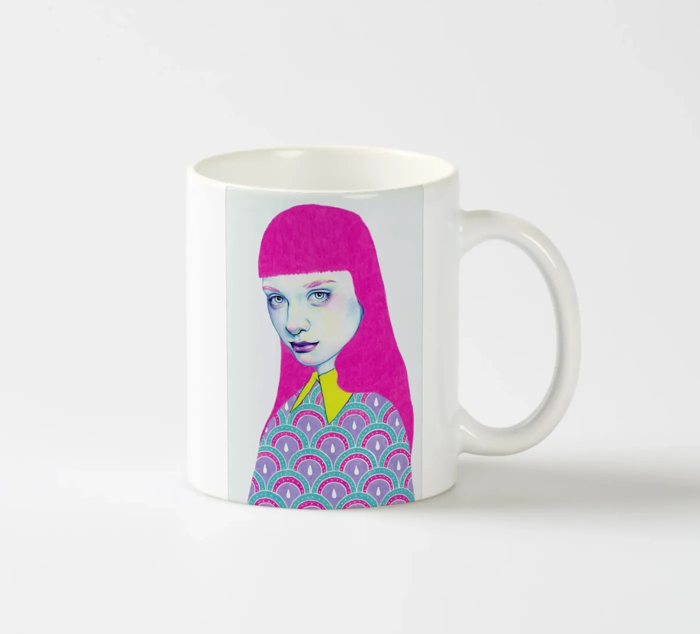 Sugar ceramic mug by Natalie Foss