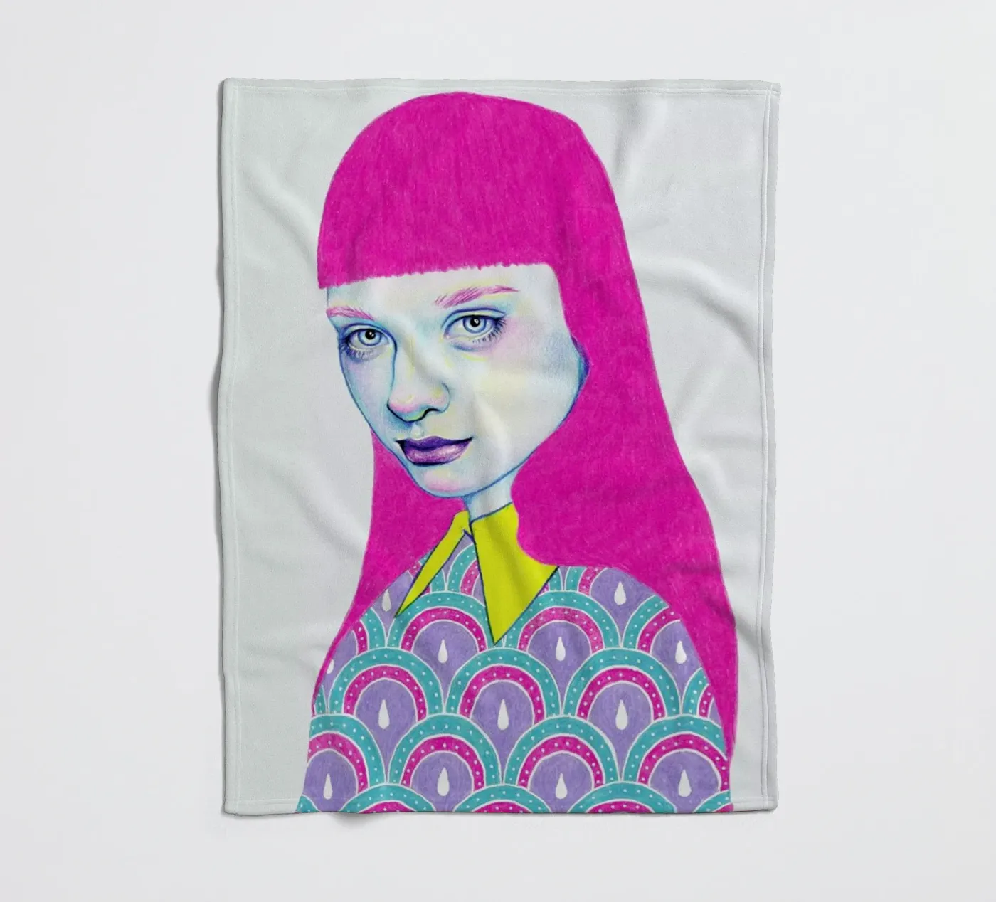 Sugar fleece blanket by Natalie Foss