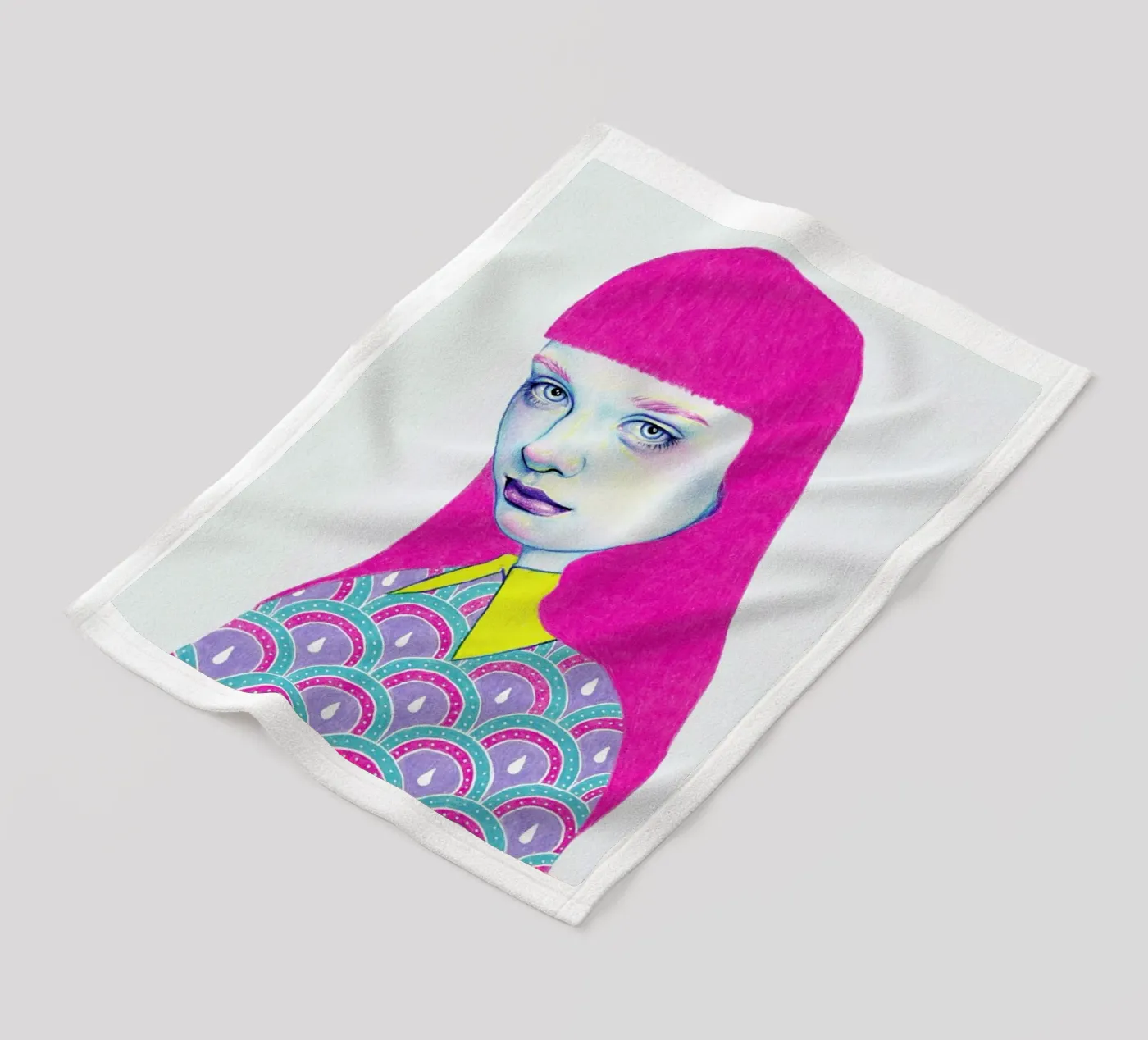 Sugar fleece blanket by Natalie Foss