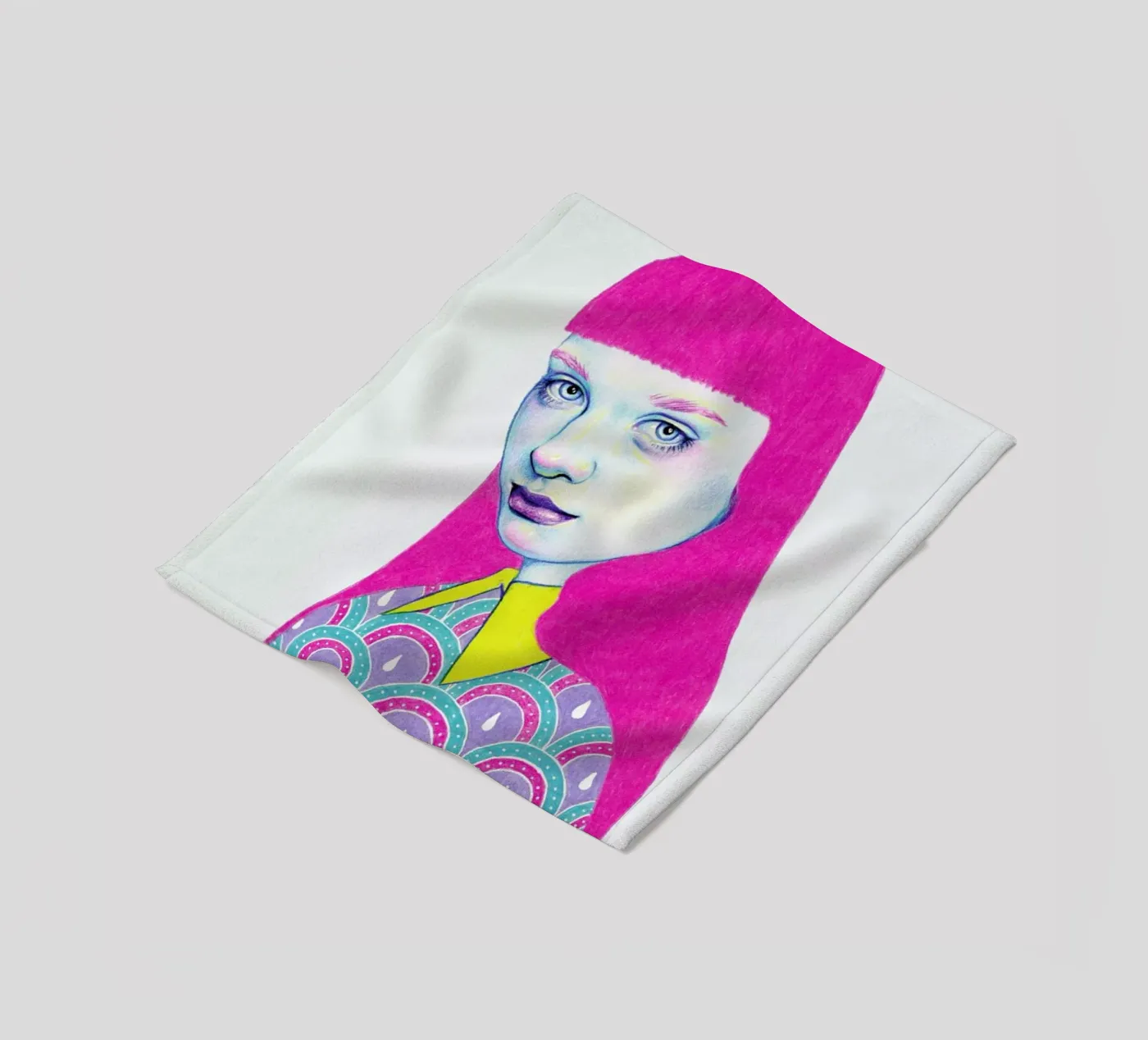 Sugar fleece blanket by Natalie Foss