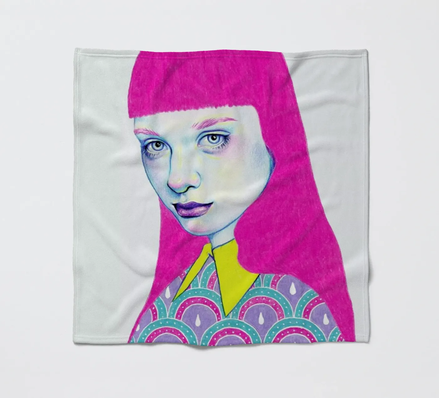 Sugar fleece blanket by Natalie Foss