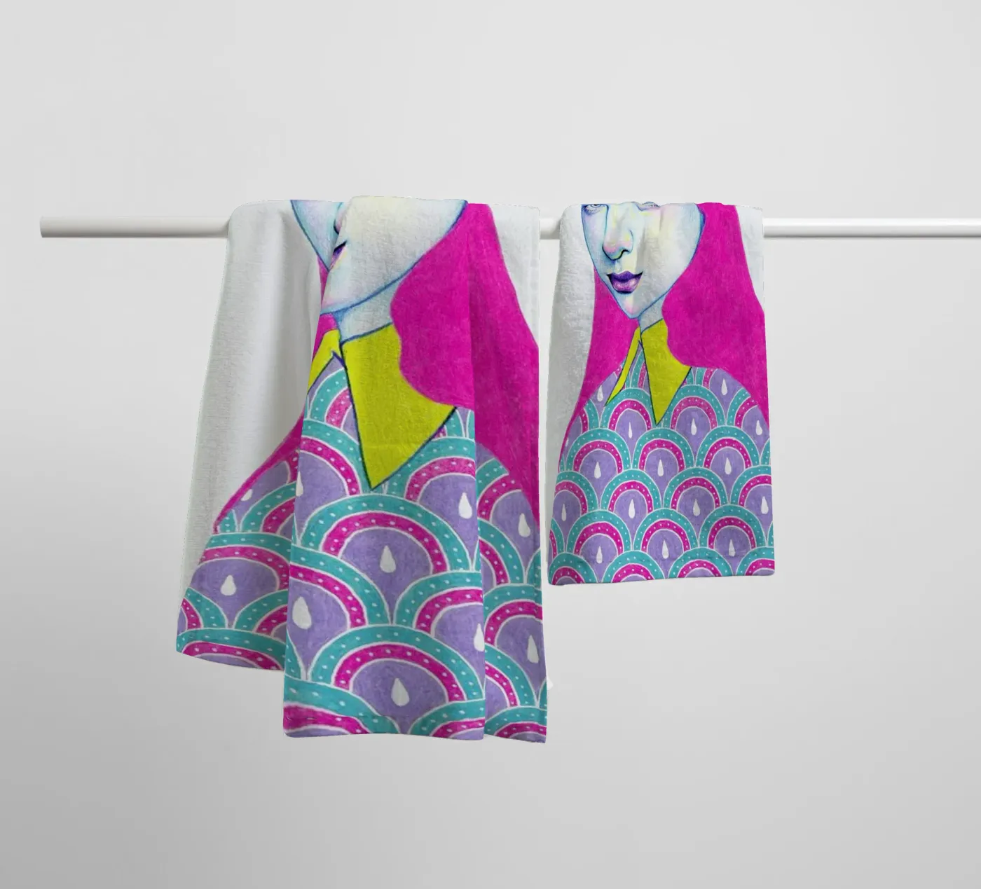 Sugar badhanddoek van Natalie Foss