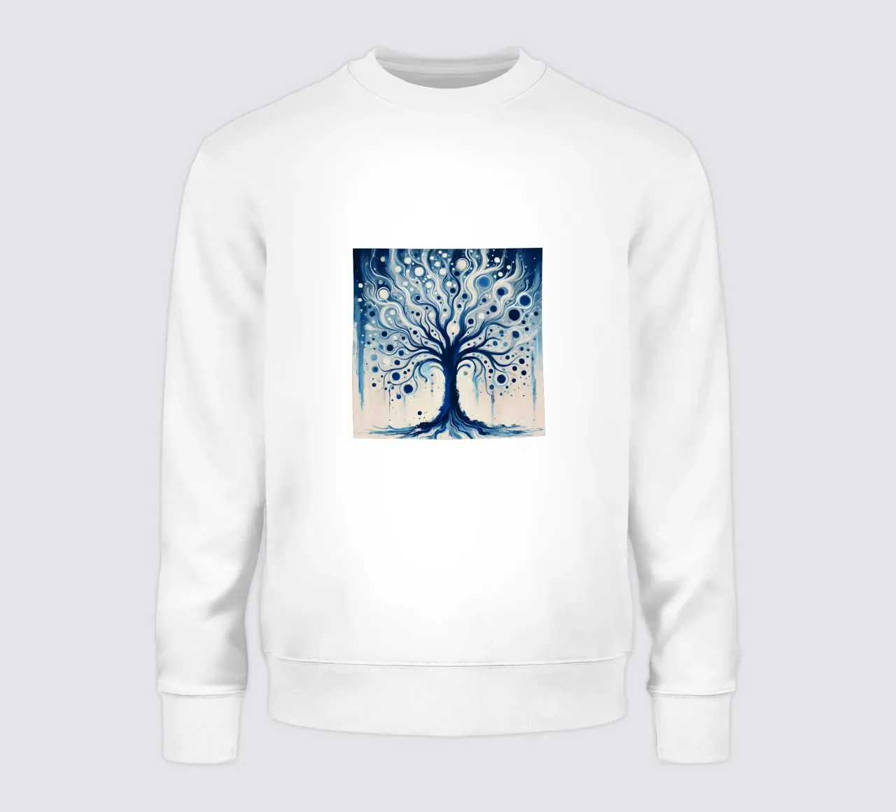 Albero blu felpa da spiritual