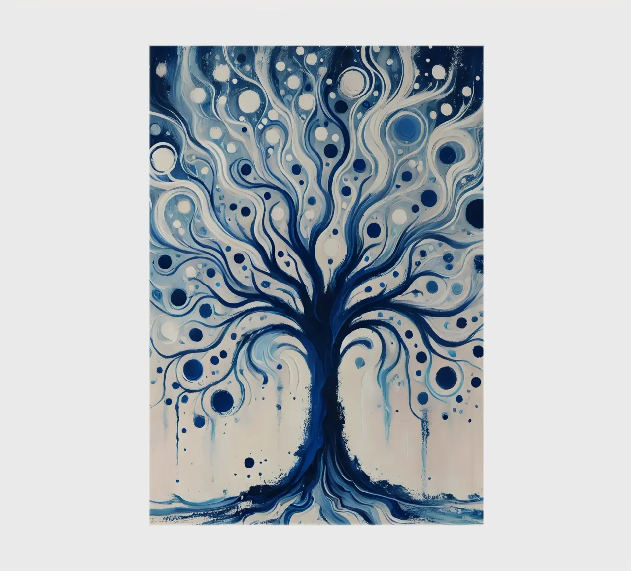 Tree blue notebook by spiritual