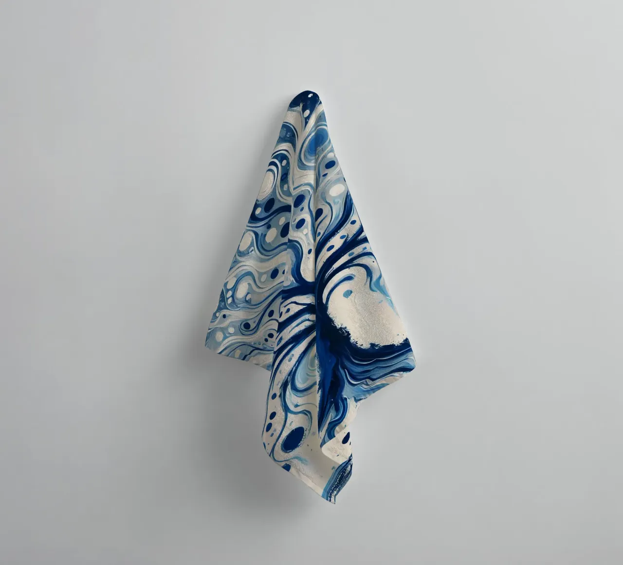 Tree blue towel by spiritual