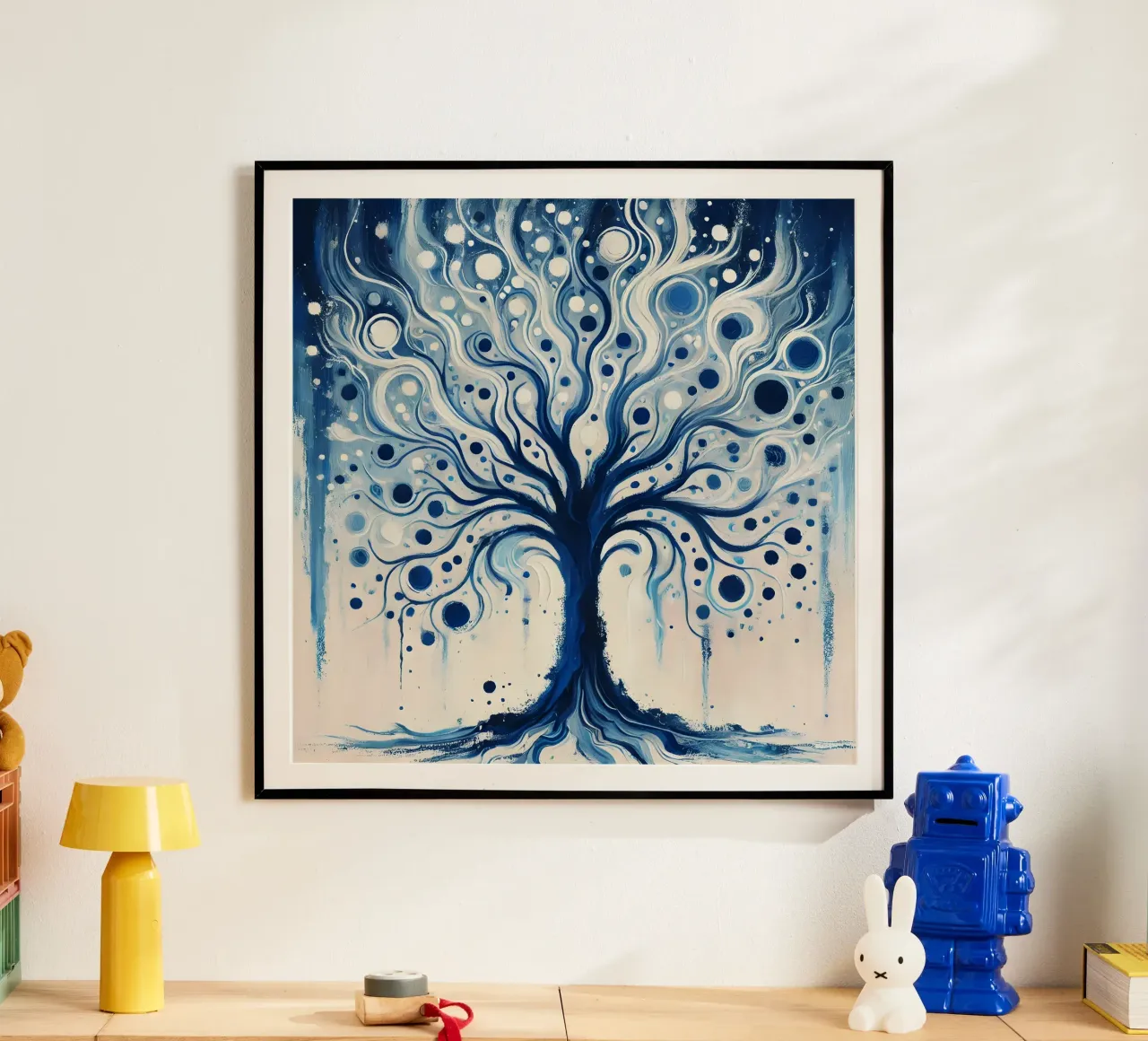 Albero blu poster da spiritual