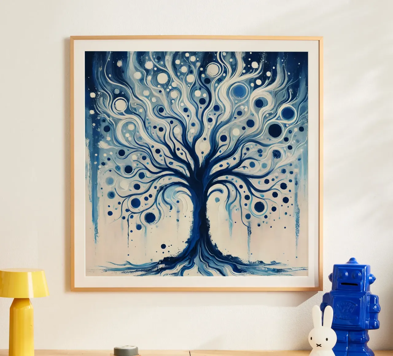 Albero blu poster da spiritual