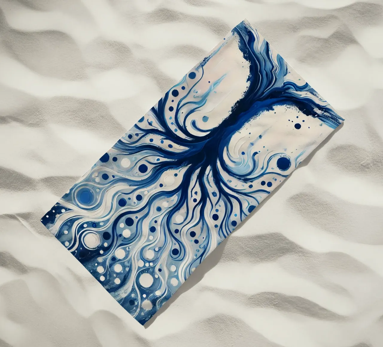 Albero blu telo mare da spiritual