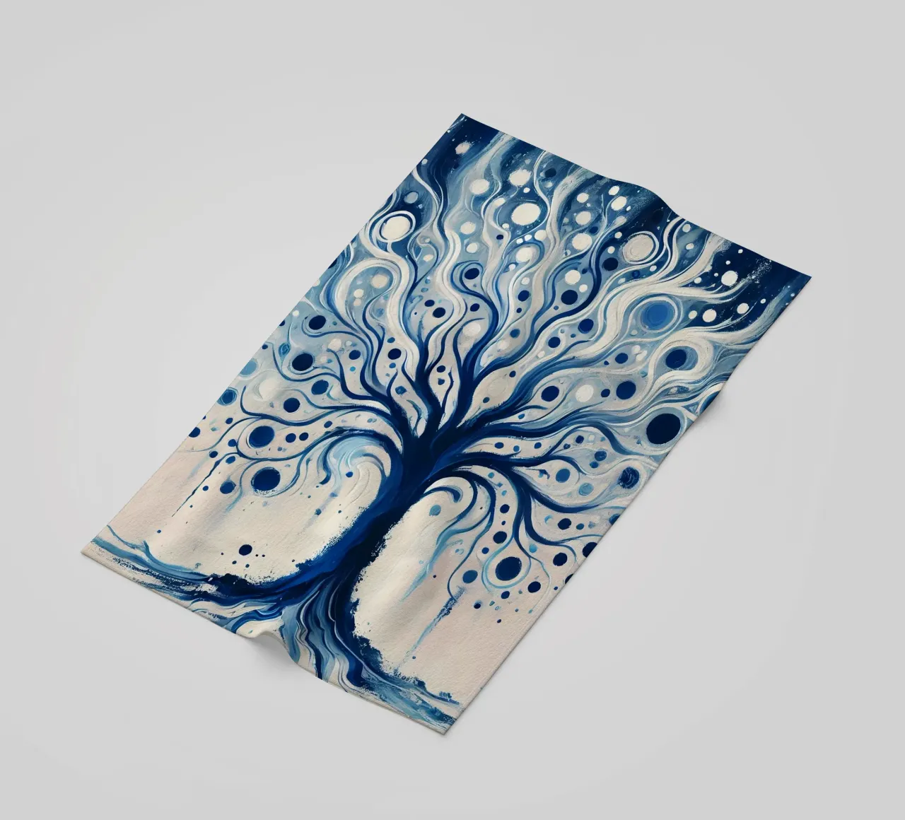 Albero blu telo mare da spiritual