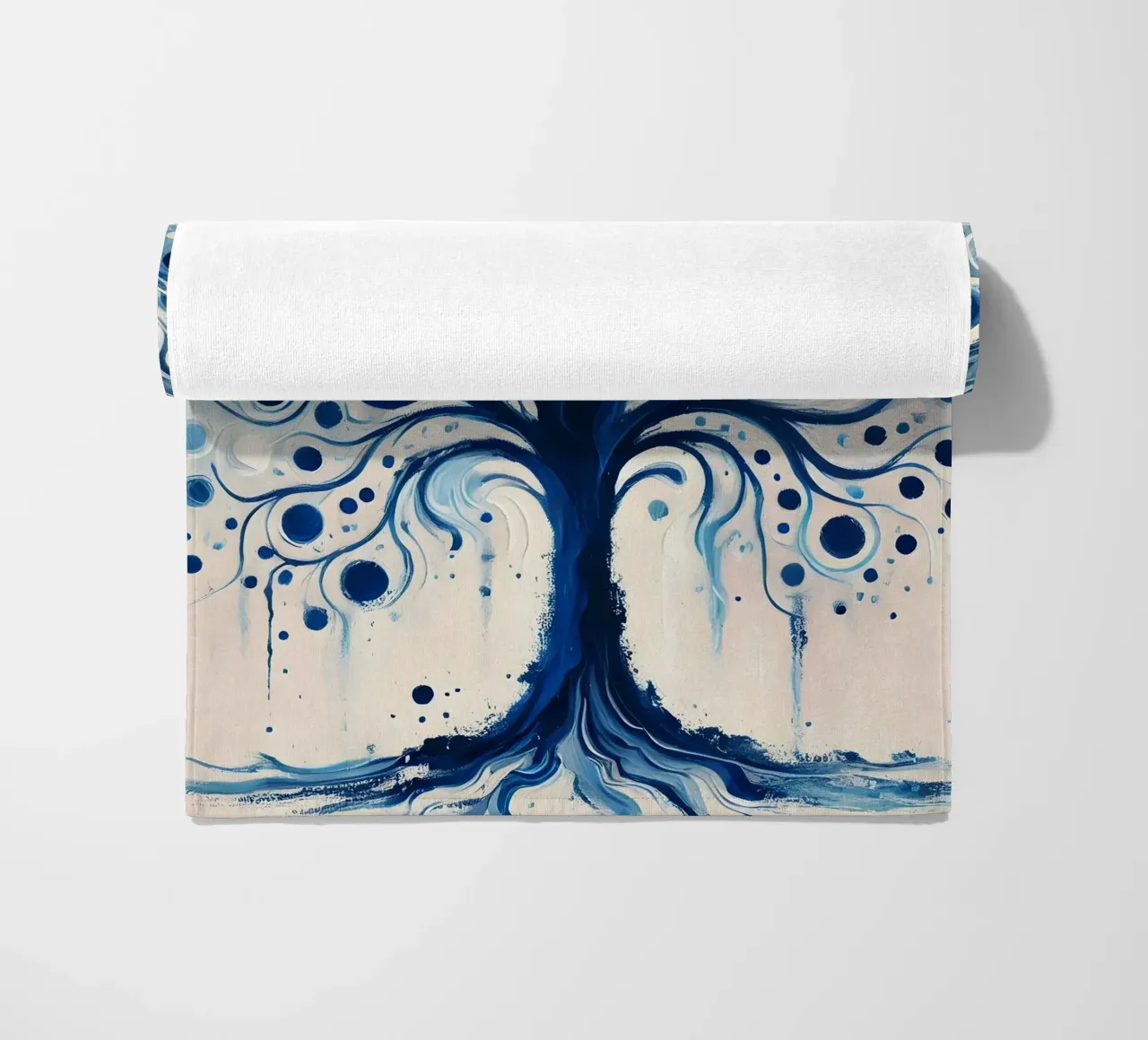 Albero blu telo mare da spiritual