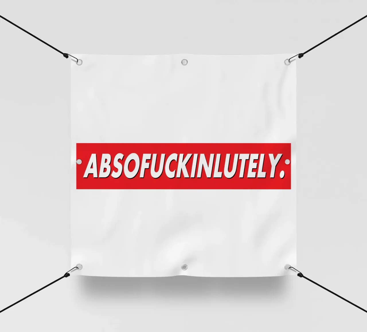 ABSOFUCKINLUTELY telo in pvc da QuooodZ by MooodzArt