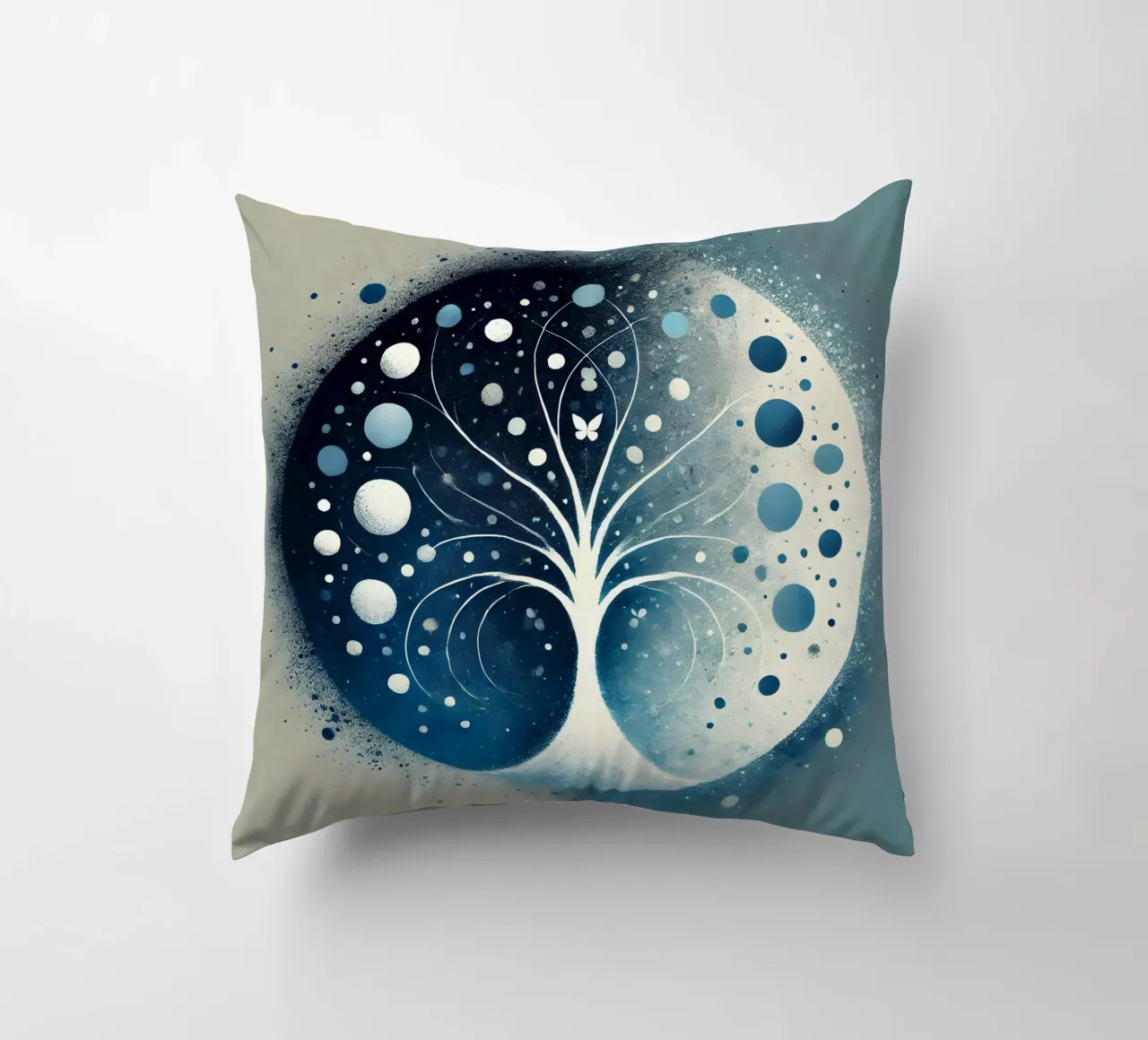 Albero blu cuscino da spiritual