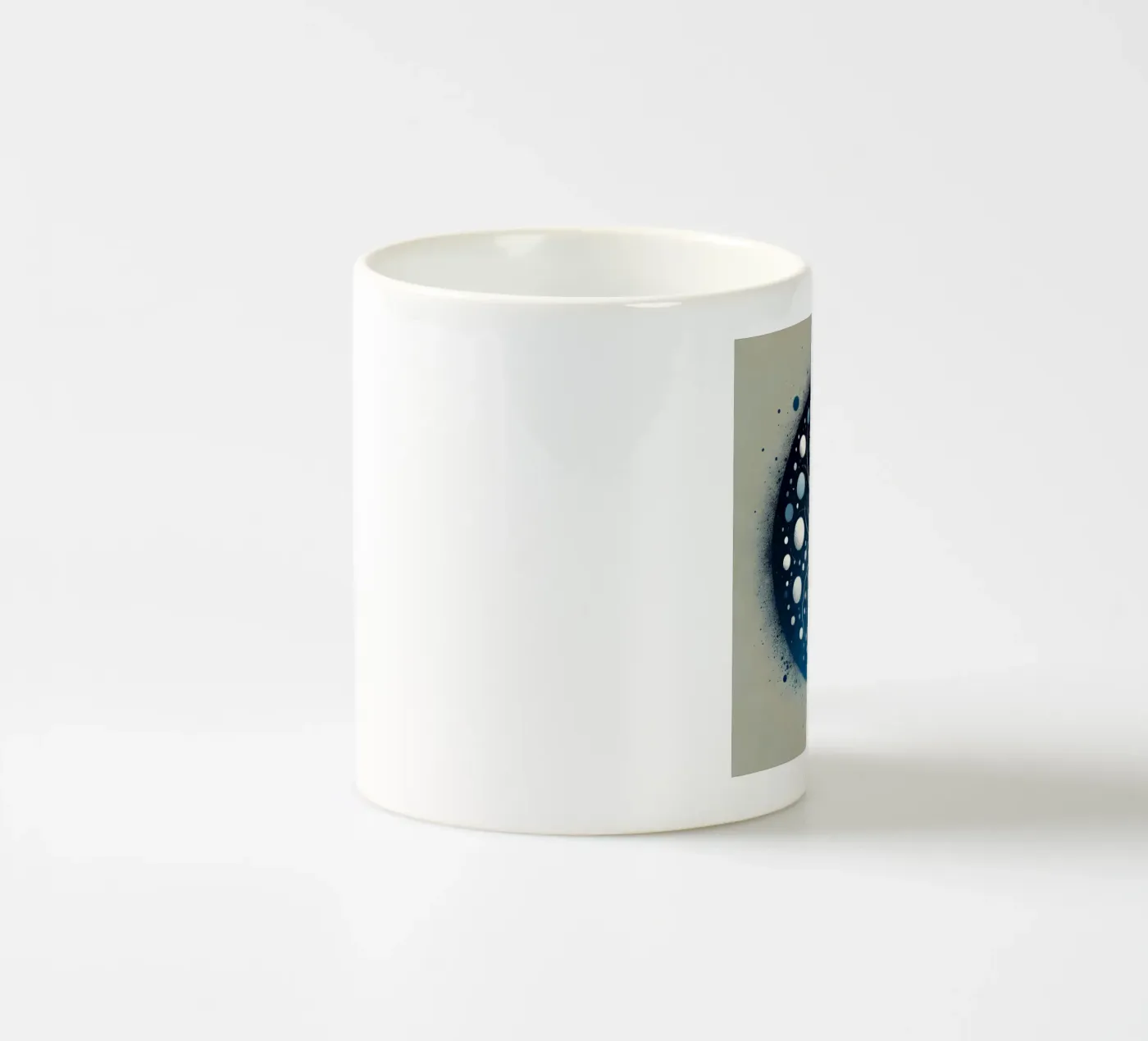 Tree blue ceramic mug by spiritual