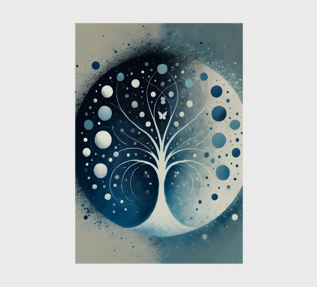 Tree blue notebook by spiritual