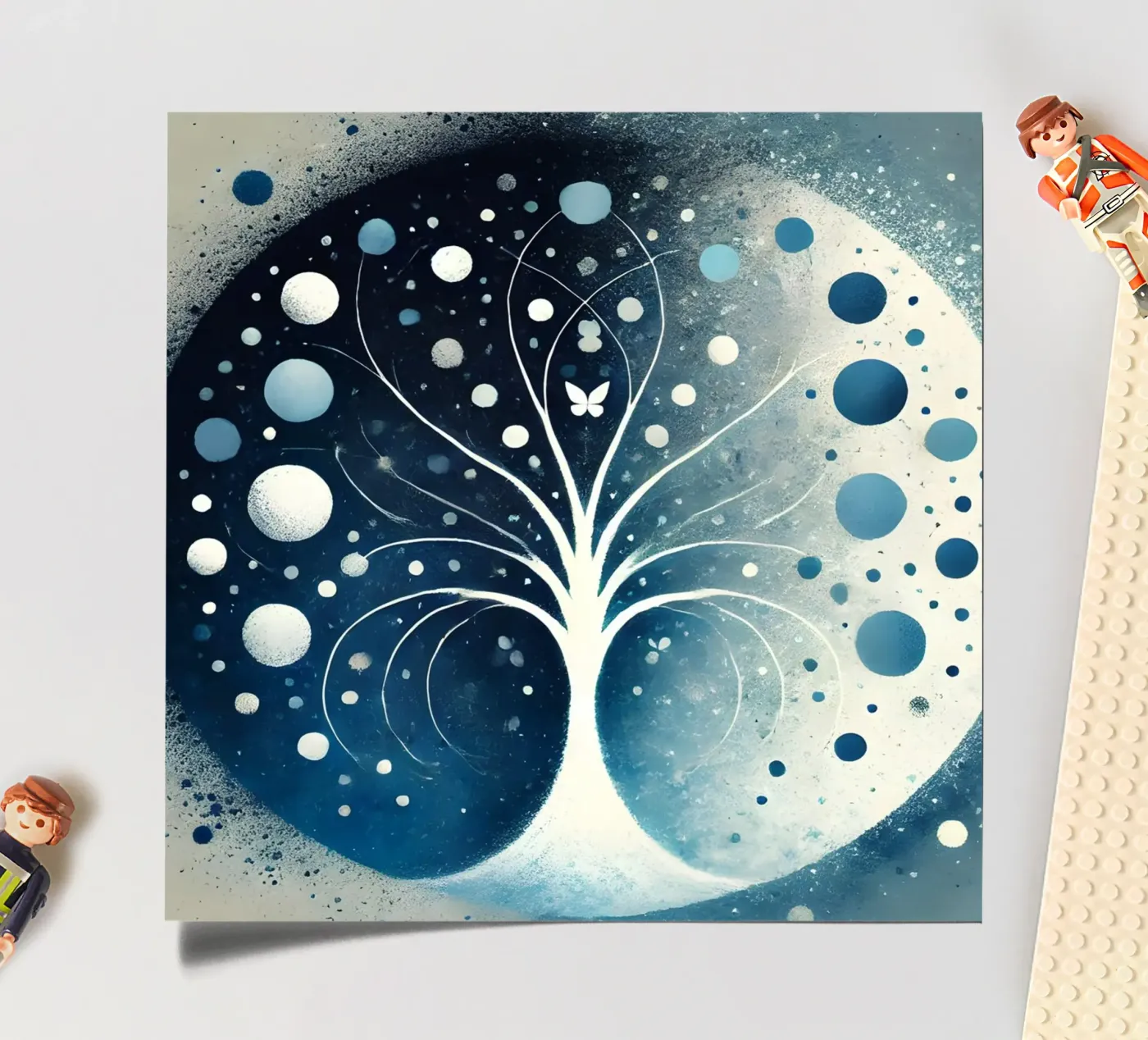 Tree blue sticker sheet by spiritual