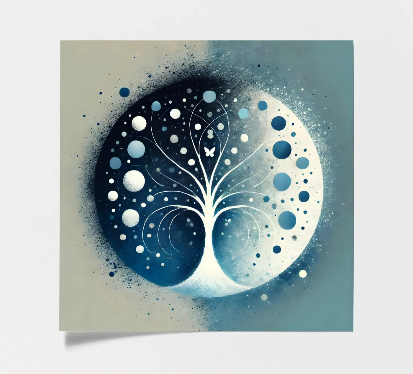 Tree blue sticker sheet by spiritual
