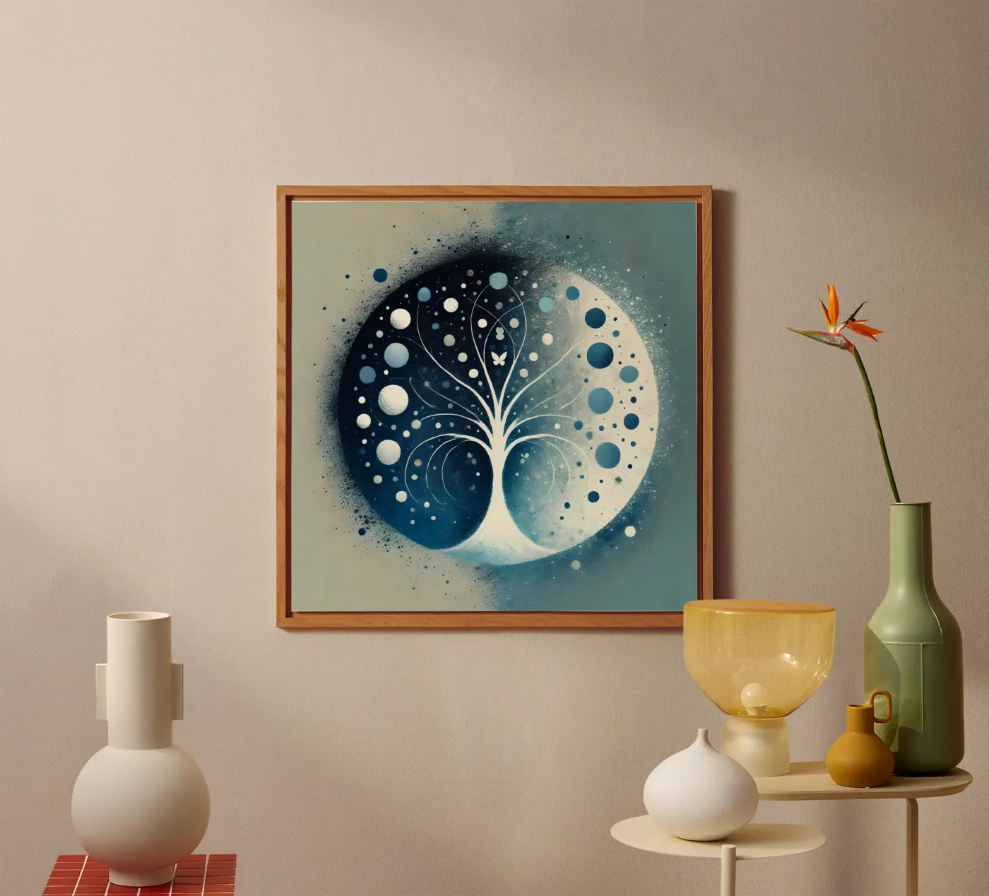 Tree blue forex plate by spiritual