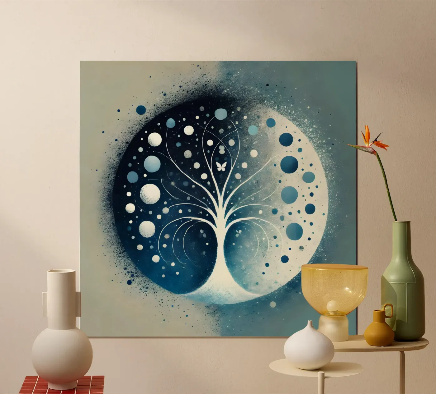 Baum blau Poster von spiritual