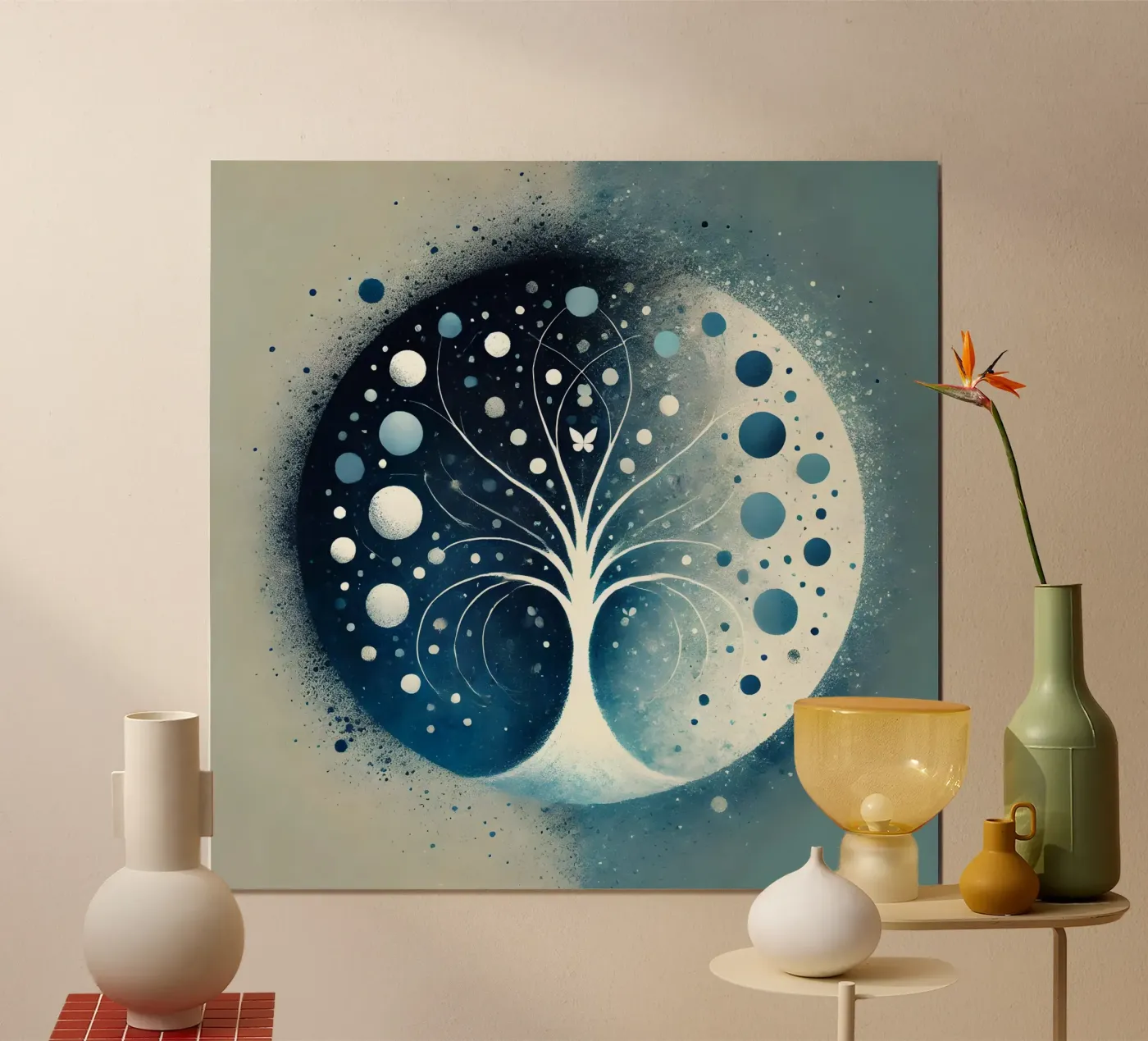 Tree blue Poster von spiritual