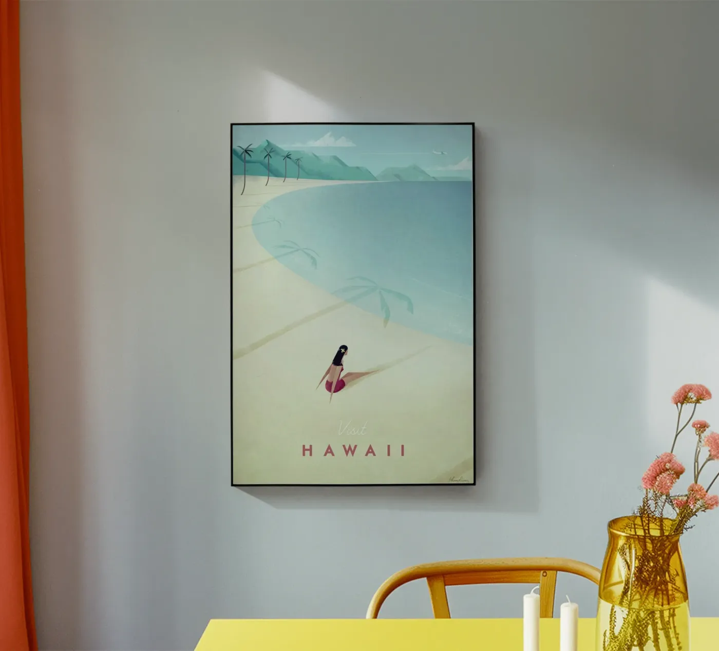 Hawaii acrylic glass by Henry Rivers