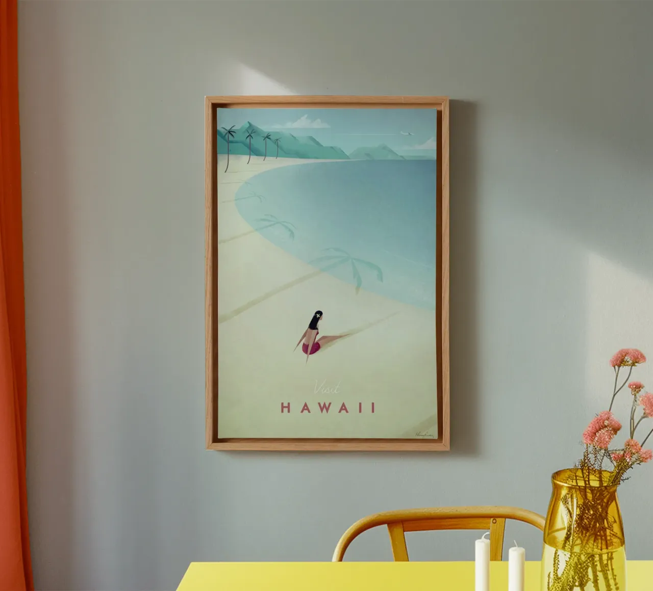 Hawaii tela con Cornice a cassetta da Henry Rivers
