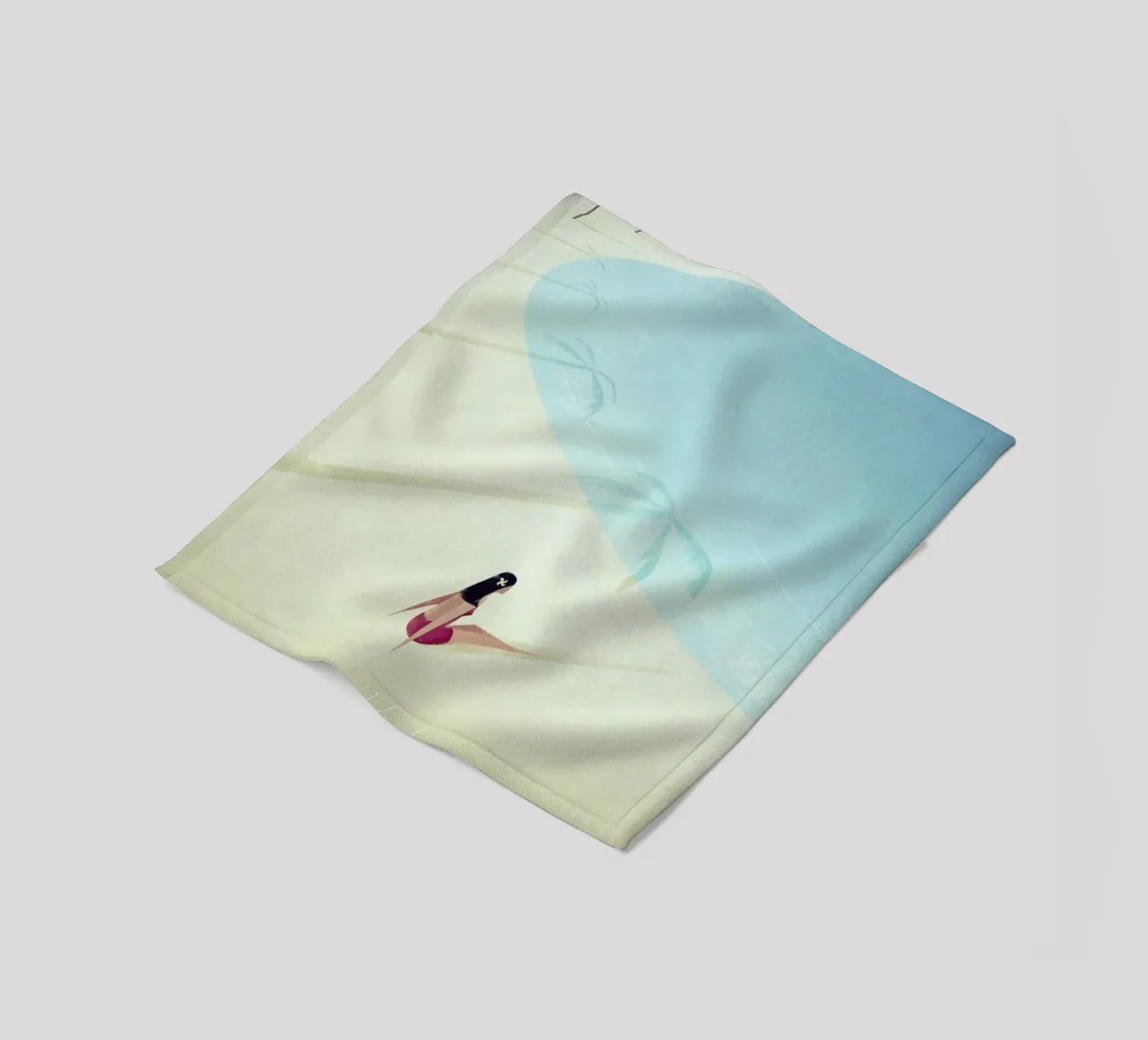 Hawaii fleece blanket by Henry Rivers