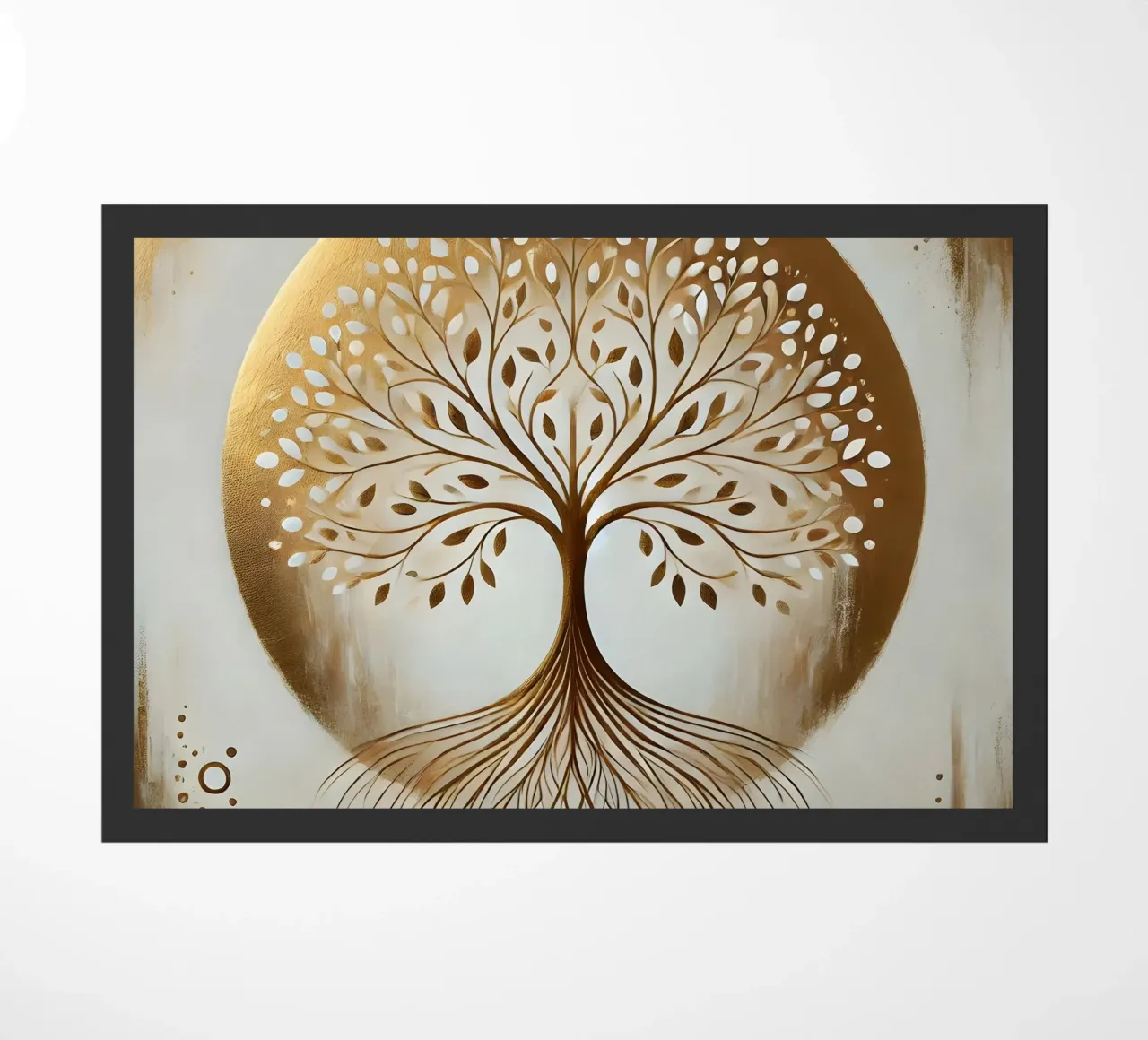 Tree gold doormat by spiritual