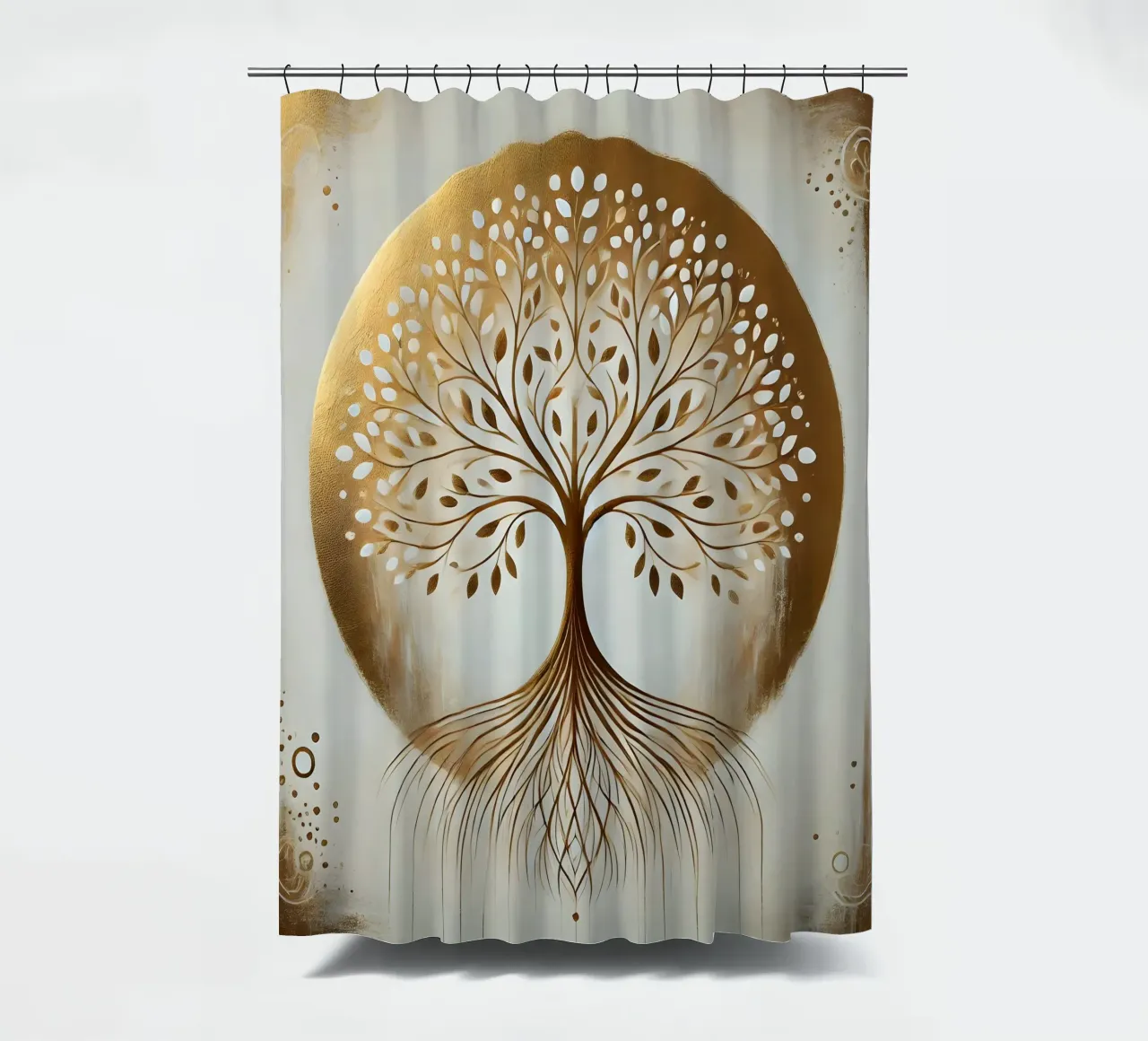 Albero d'oro tenda da doccia da spiritual