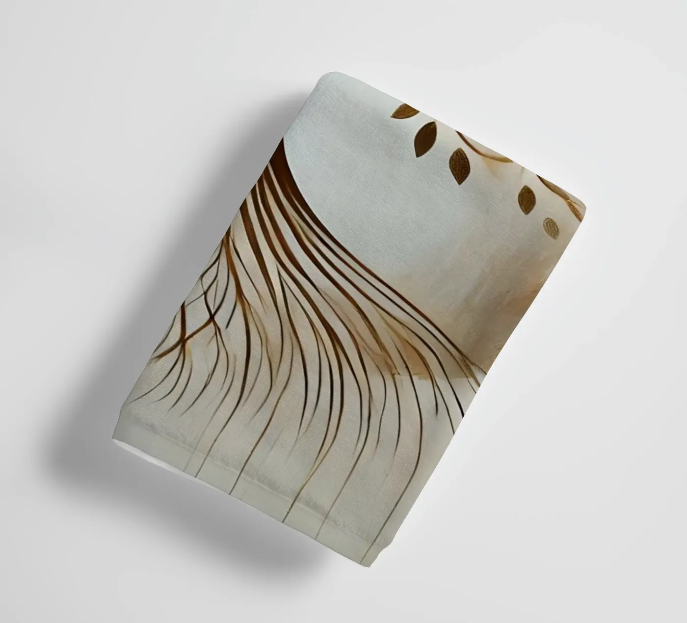 Tree gold towel by spiritual
