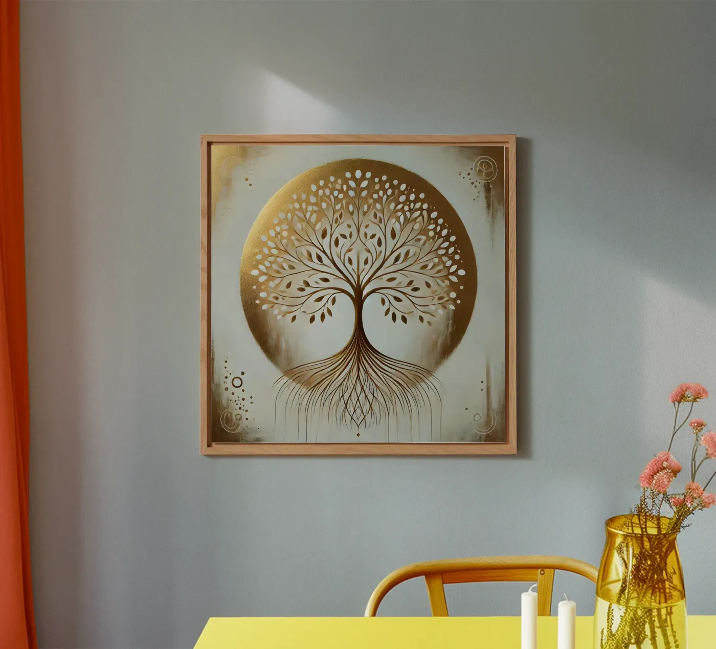 Tree gold forex plate by spiritual