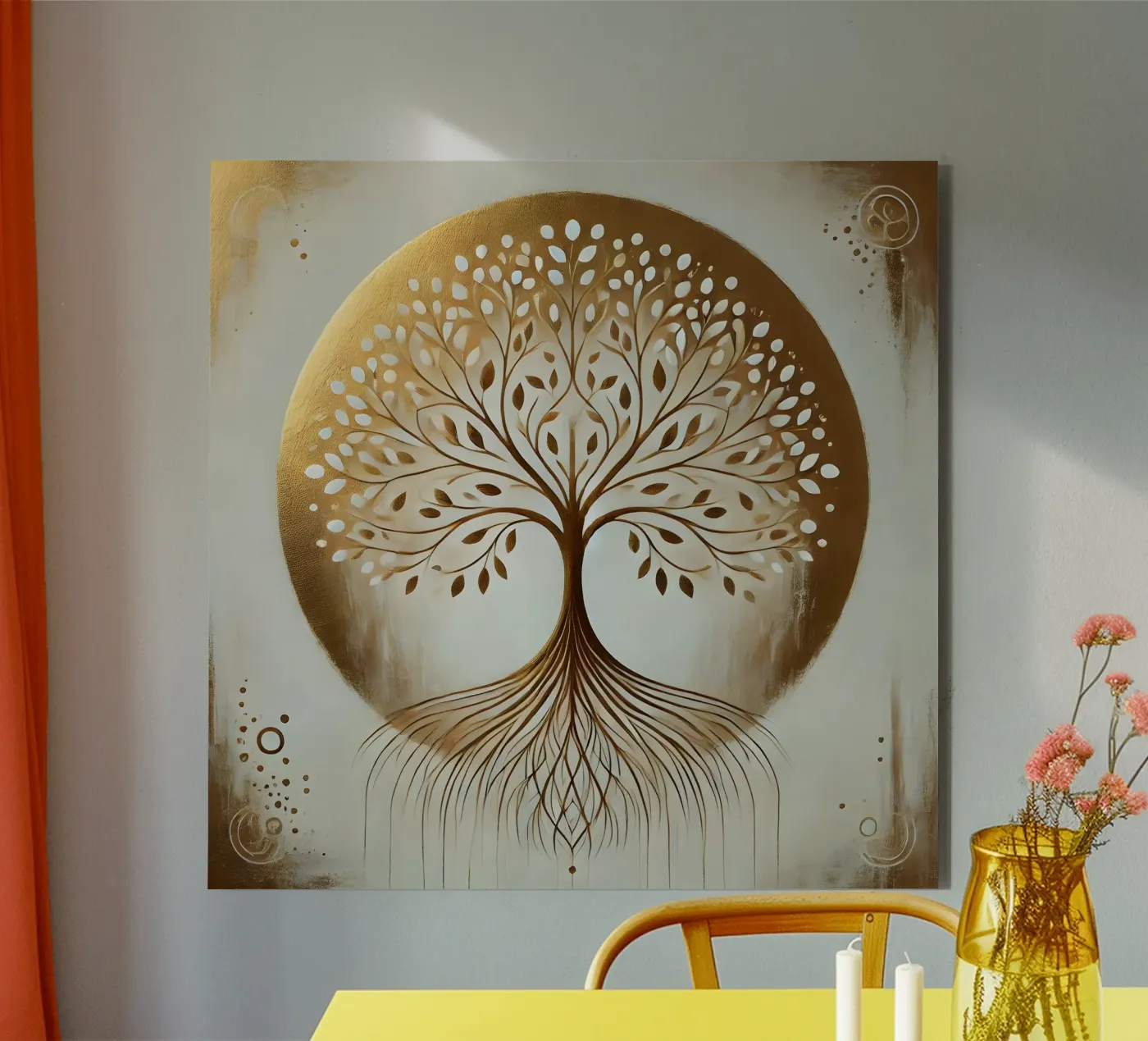 Tree gold forex plate by spiritual