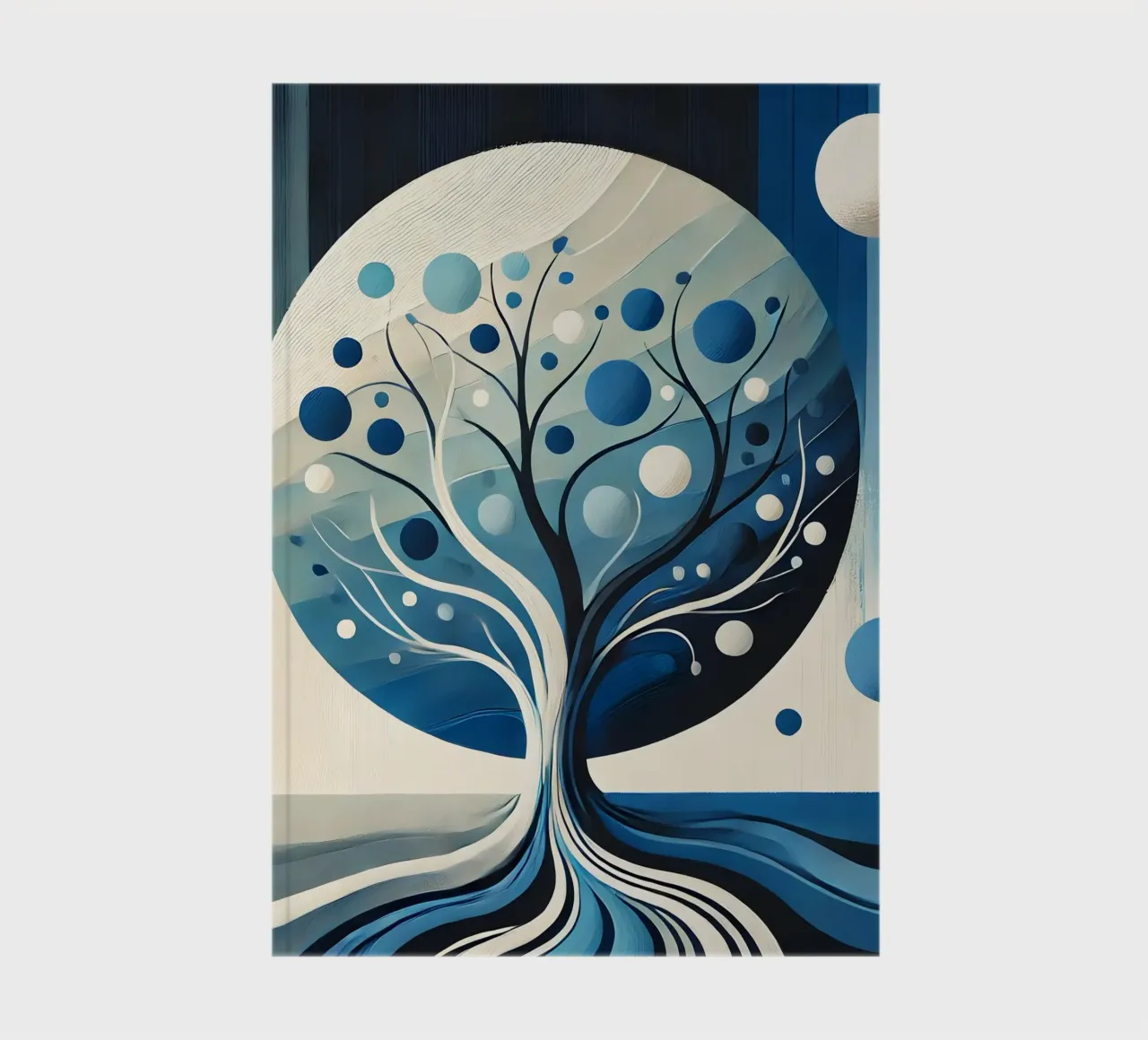 Tree blue notebook by spiritual