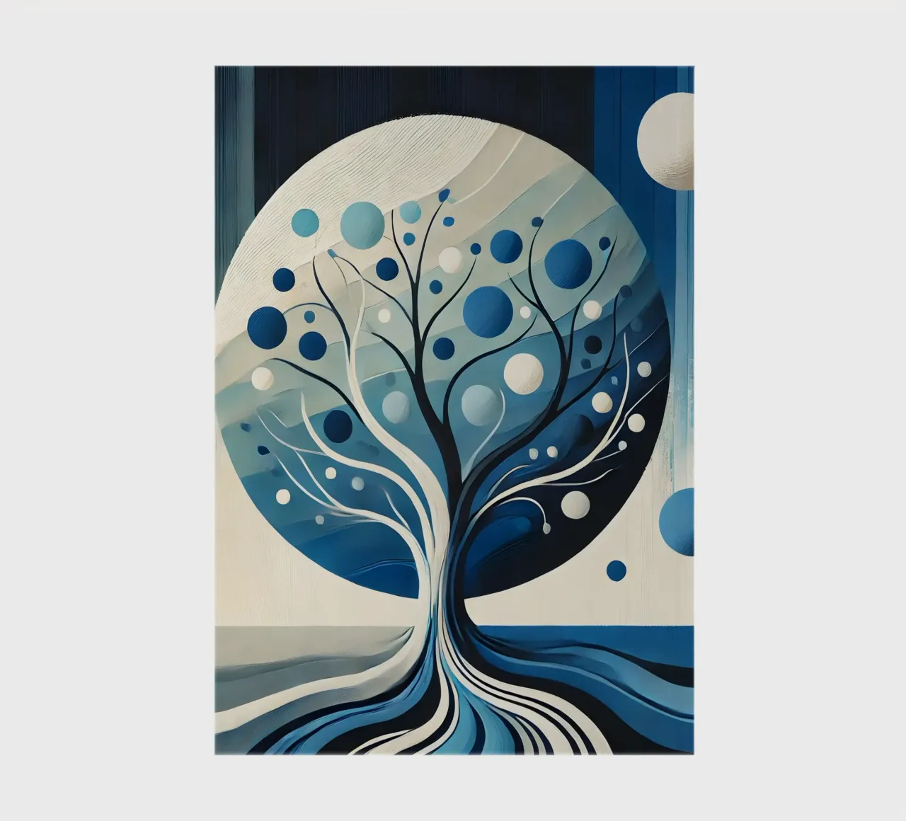 Tree blue notebook by spiritual