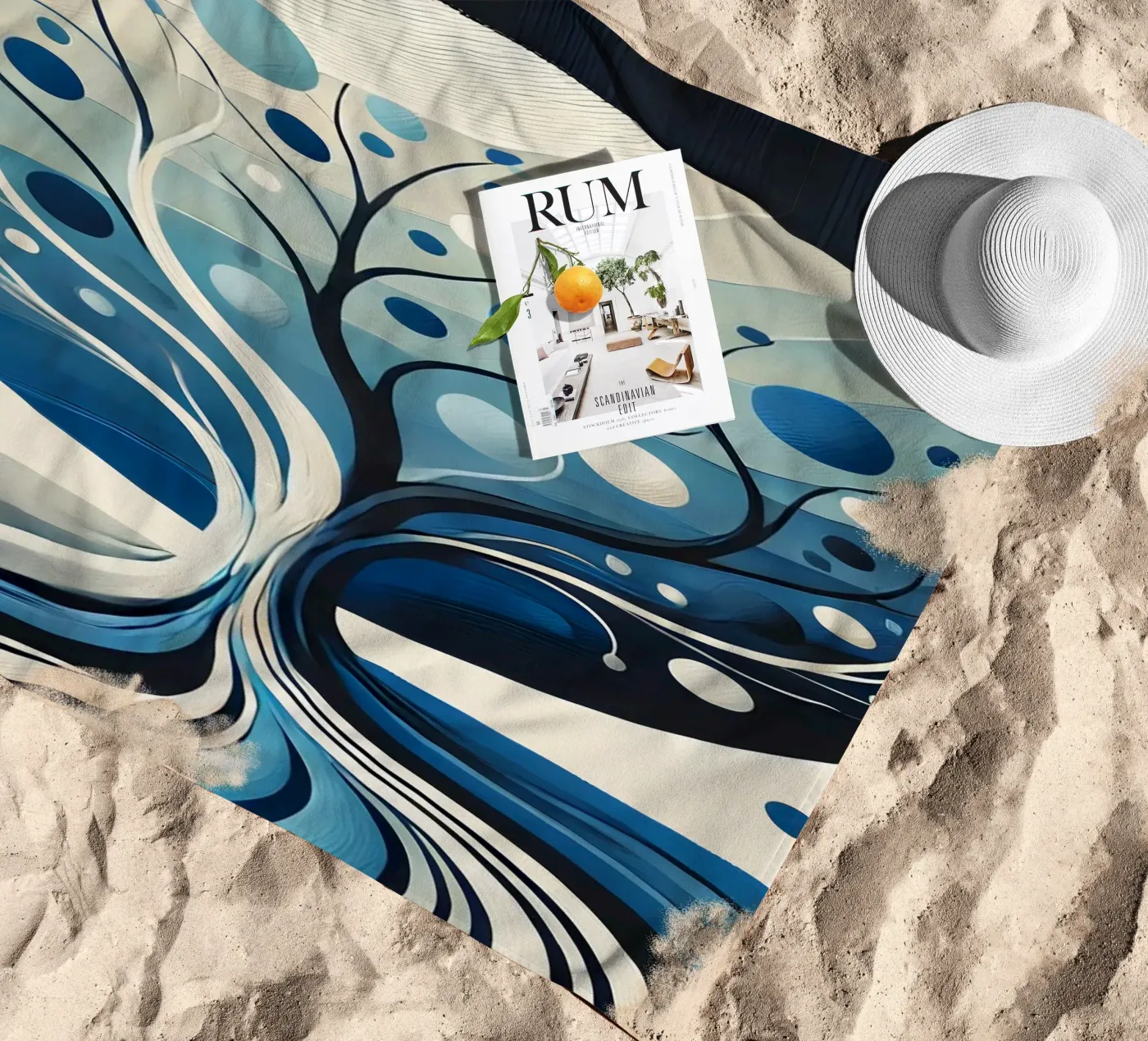 Tree blue telo mare da spiritual