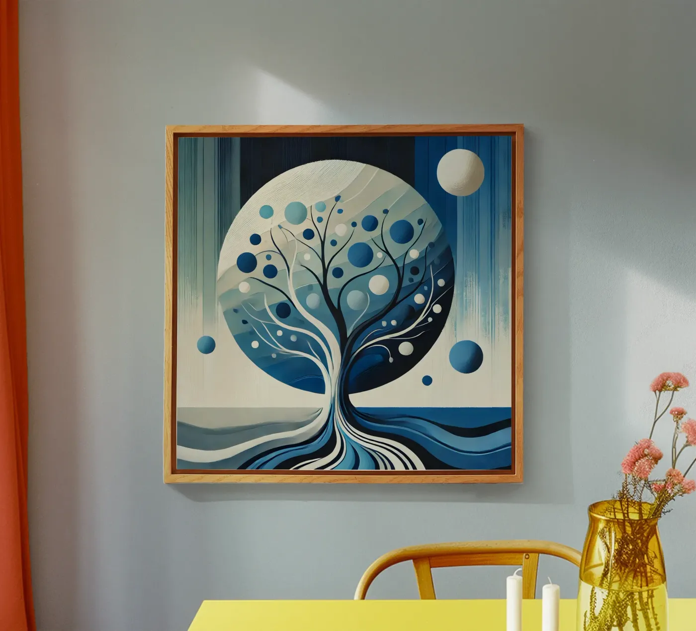 Tree blue Acryl-Glas von spiritual