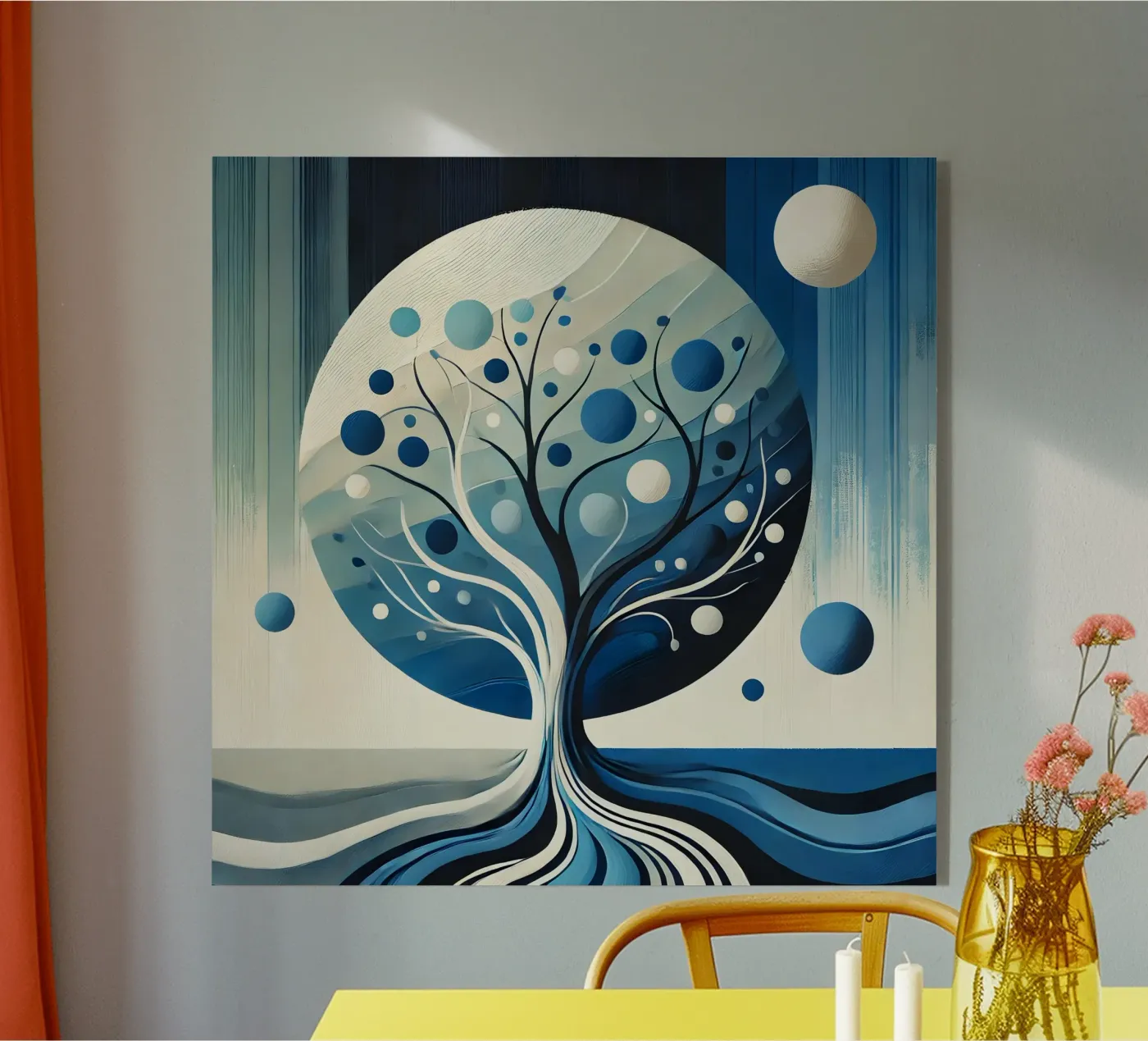 Tree blue Acryl-Glas von spiritual