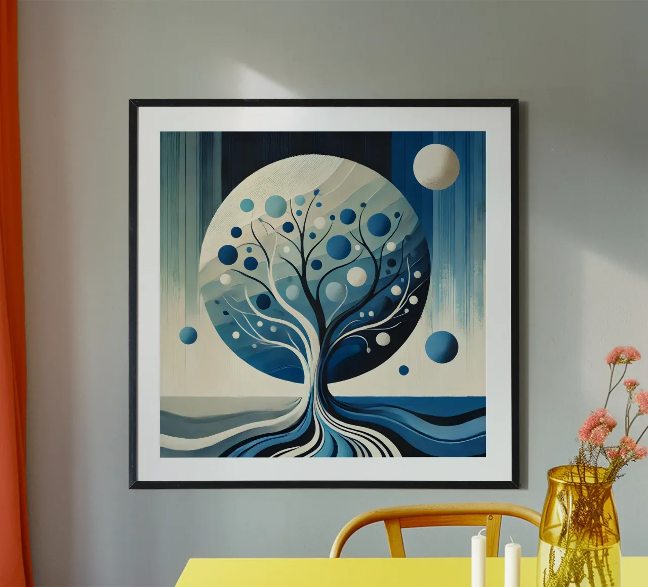 Albero blu poster da spiritual