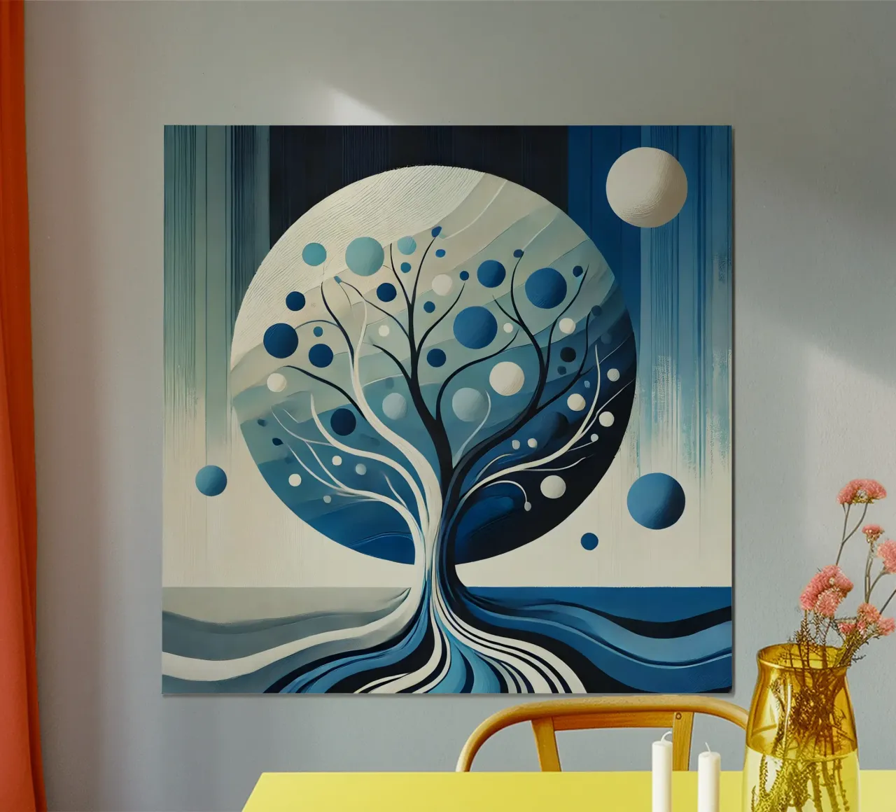 Albero blu poster da spiritual