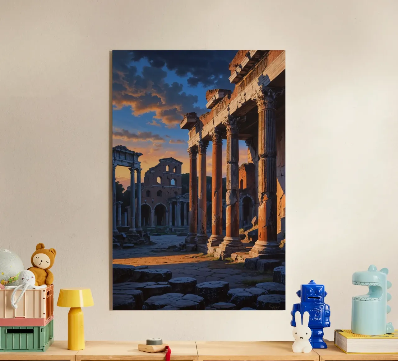 Golden Hour in the Roman Forum plexiglass da AlbertKlee