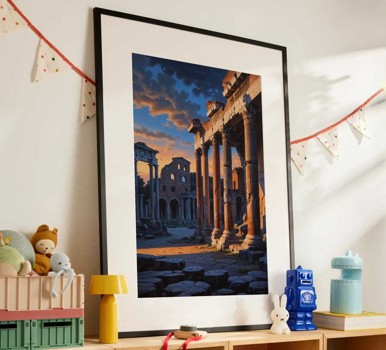 Golden Hour in the Roman Forum carta hahnemühle da AlbertKlee