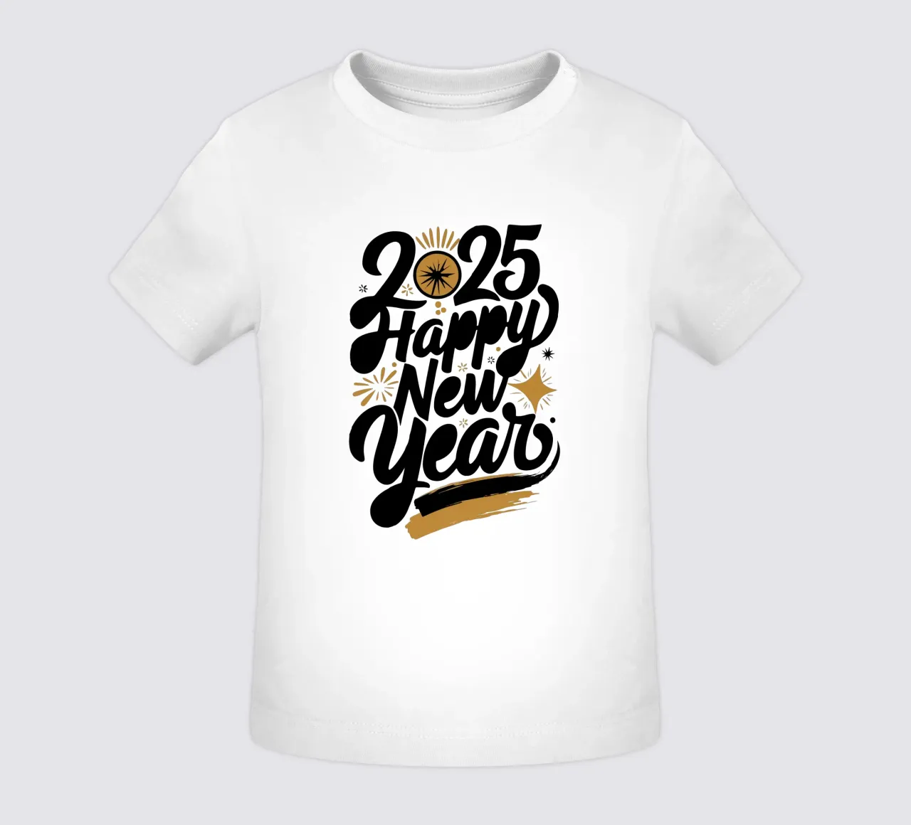 2025 Happy New Year maglietta neonato da edsonramosart